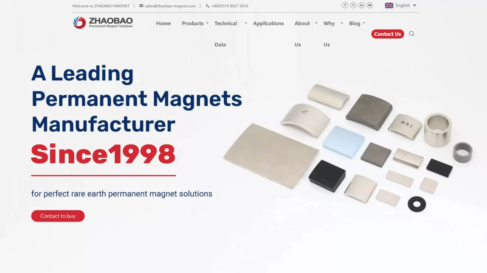 8. Ningbo Zhaobao Magnetics Co., Ltd